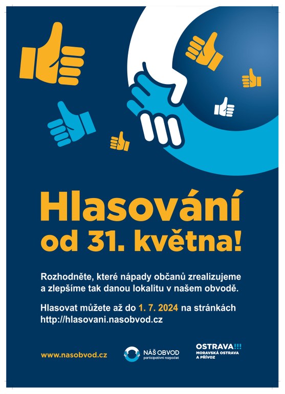 Hlasování v 5. ročníku participativního rozpočtu spuštěno! 