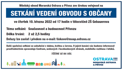 Pravidelná setkání obvodu s občany