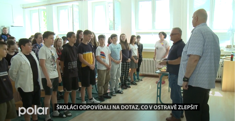 Školáci navrhovali, co v Ostravě zlepšit