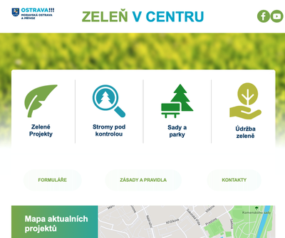 SPUSTILI JSME NOVÝ WEB O ZELENI V CENTRU