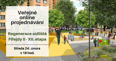 Veřejné projednání Regenerace sídliště Fifejdy II – XII. etapa 