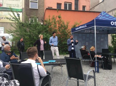 Architekti představili návrh na oddychovou zónu na Masarykově náměstí