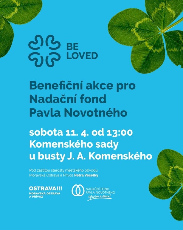 Be Loved: sportovní benefiční akce v Komenského sadech