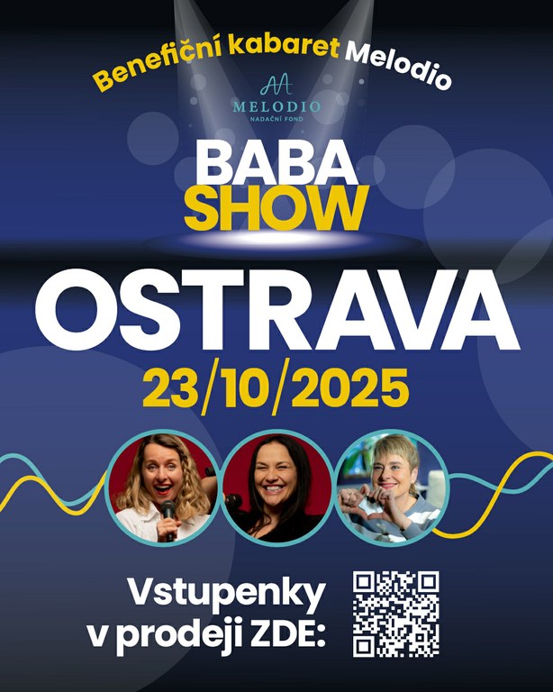 Benefiční kabaret Melodio: BABA show poprvé v Ostravě 