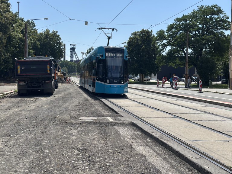 DOČASNÝ ODKLON TRAMVAJÍ Z DŮVODU MODERNIZACE TRAMVAJOVÉ TRATĚ NA ULICI VÍTKOVICKÁ