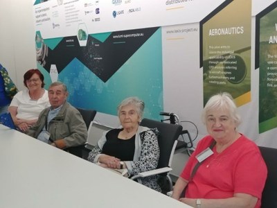 Exkurze seniorů DPS Gajdošova do superpočítačového centra