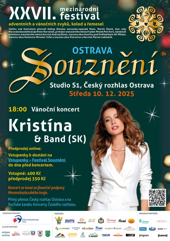 Festival Souznění přinese koncerty i vánoční atmosféru