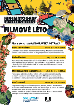 Filmové léto na Masarykově náměstí začíná