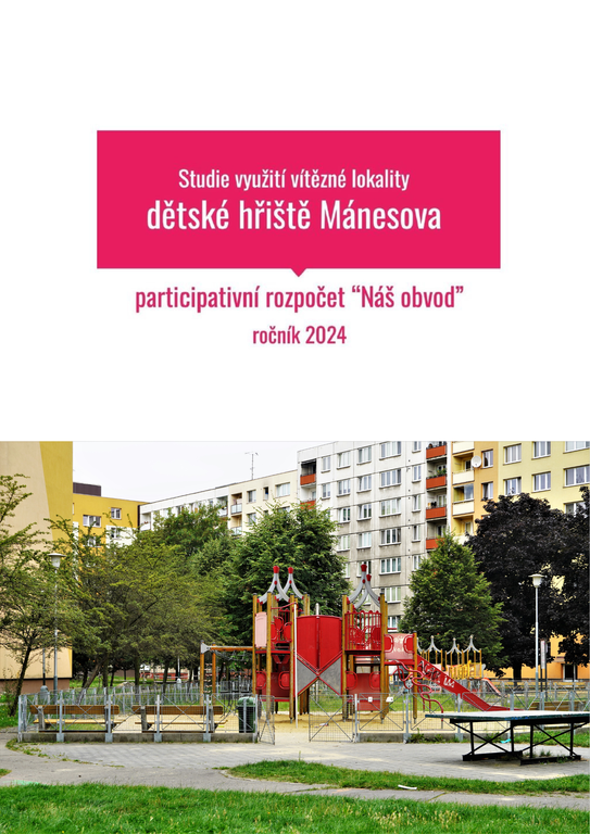 Jak by mohlo vypadat dětské hřiště Mánesova?