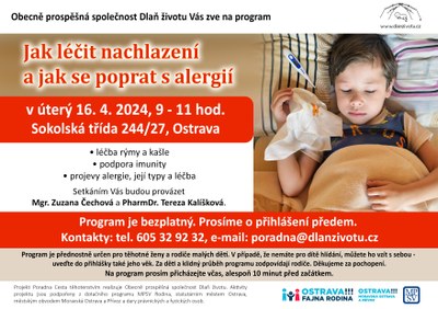 Jak léčit nachlazení a jak se poprat s alergií