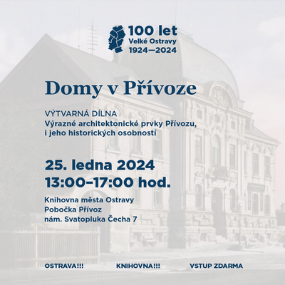 Knihovna města Ostravy zve na akci s názvem Domy v Přívoze