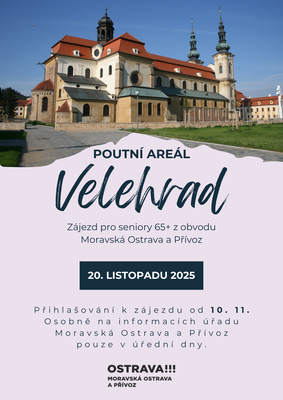NA POSLEDNÍ LETOŠNÍ ZÁJEZD SE SENIORY SE VYDÁME NA VELEHRAD
