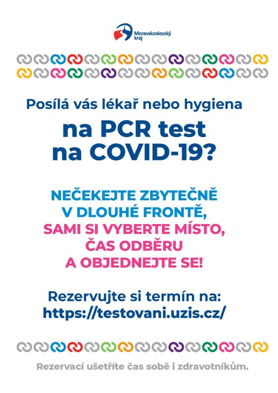 Od 1. února dochází ke změně systému objednávání pacientů na PCR testy