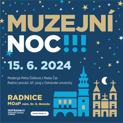 Ostravská muzejní noc 2024 má podtitul CESTUJ ČASEM