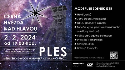 Ples v duchu tradic s černou hvězdou nad hlavou