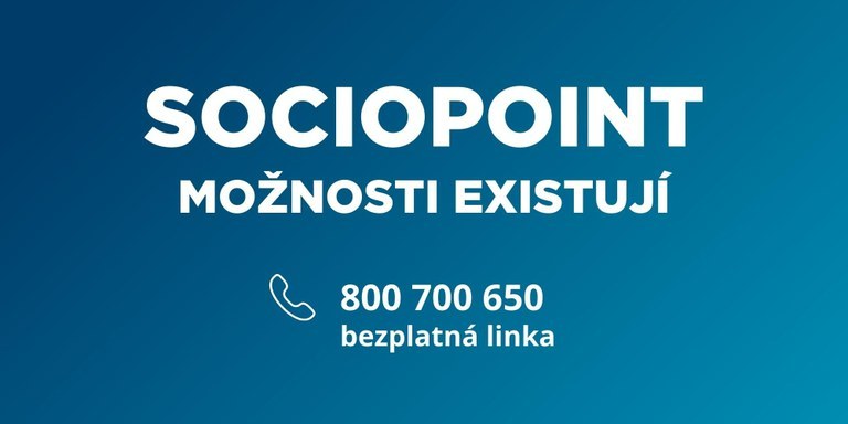 Poradenství nabízí Sociopoint a SeniorPoint