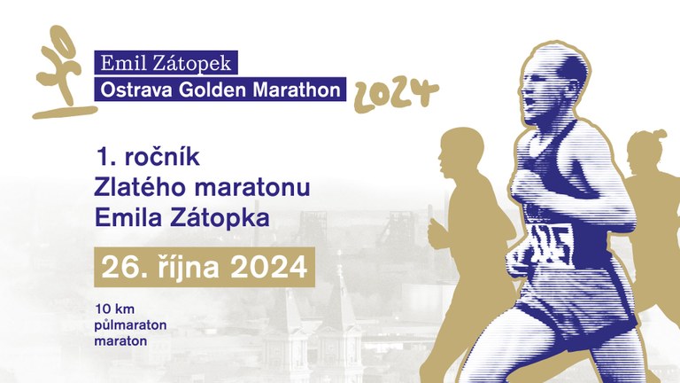 PŘIJĎTE SI ZABĚHAT A FANDIT NA PREMIÉŘE ZLATÉHO MARATONU EMILA ZÁTOPKA OSTRAVA