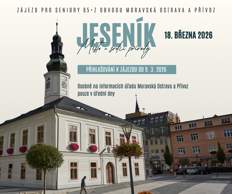 První letošní zájezd pro seniory míří do Jeseníku