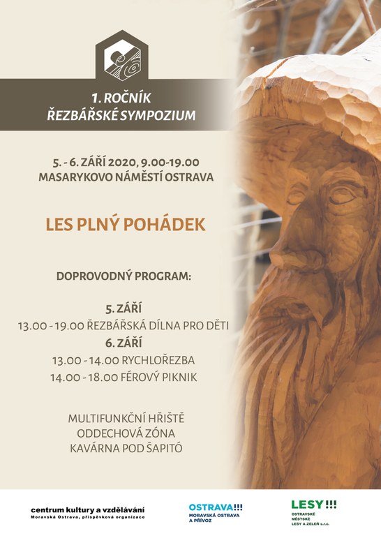 Řezbářské sympózium zahájíme 5. září 