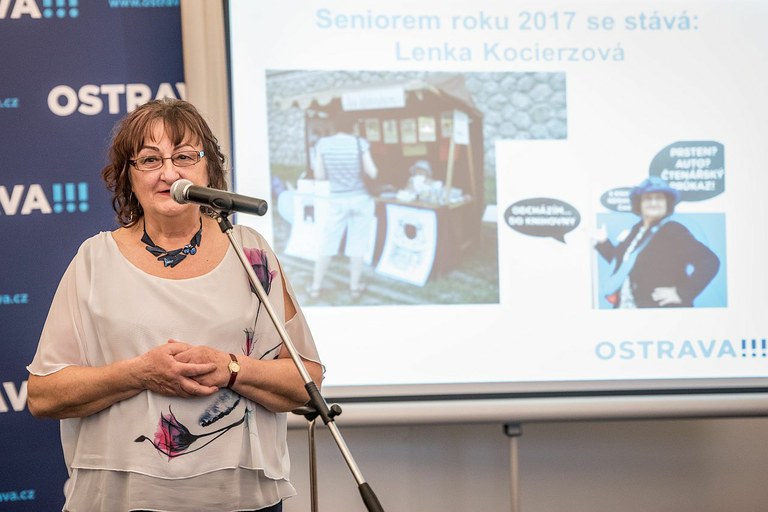 Seniorem roku 2017 se stala Lenka Kocierzová