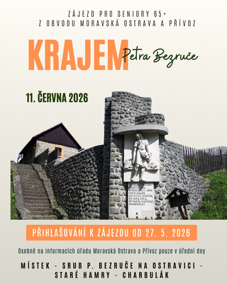 Senioři vyrazí krajem Petra Bezruče