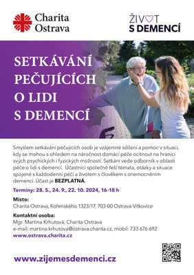 Setkávání pečujících o lidi s demencí