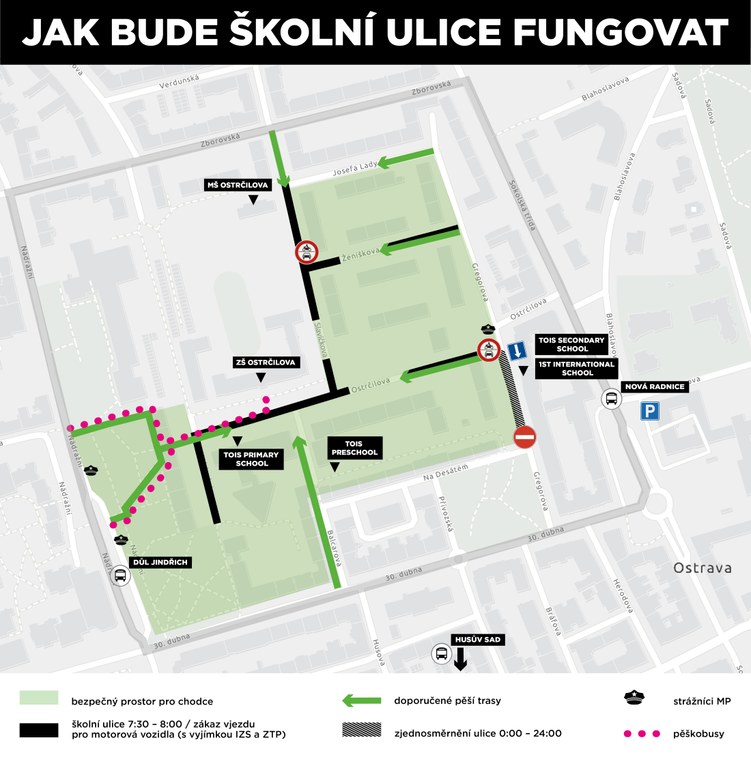 Školní ulice MAPPA