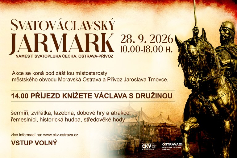 Svatováclavský jarmark opět oživí náměstí Svatopluka Čecha