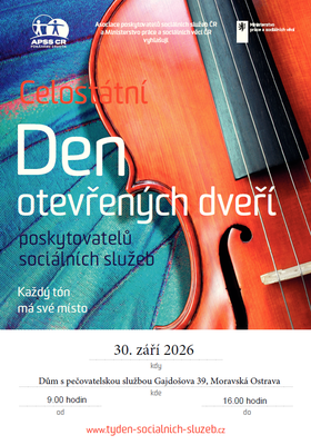 TÝDEN SOCIÁLNÍCH SLUŽEB: PŘIJĎTE NA DEN OTEVŘENÝCH DVEŘÍ