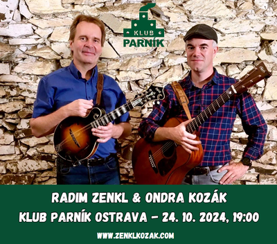 V Klubu Parník světoví multiinstrumentalisté Radim Zenkl & Ondra Kozák