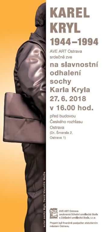 Ve středu 27. června bude odhalena socha K. Kryla