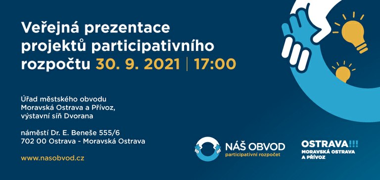 Veřejná prezentace projektů participativního rozpočtu "Náš obvod"