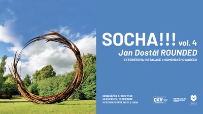 Vernisáž exteriérové instalace v Komenského sadech SOCHA!!! vol. 4 Jan Dostál ROUNDED