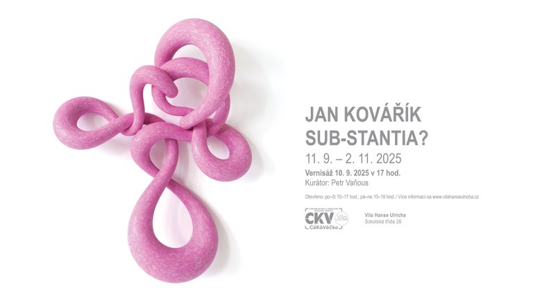 Vernisáž výstavy sochaře Jana Kováříka: SUB-STANTIA?