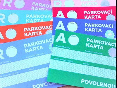 Výdej parkovacích karet na rok 2022