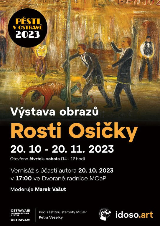  Výstava obrazů boxerské legendy a malíře Rostislava Osičky