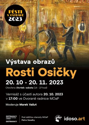  Výstava obrazů boxerské legendy a malíře Rostislava Osičky