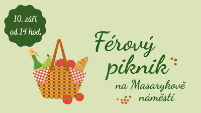 Známe nový termín Férového pikniku na Masarykově náměstí