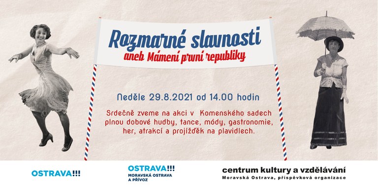 Zveme vás na Rozmarné slavnosti aneb Mámení první republiky