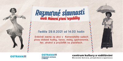 Zveme vás na Rozmarné slavnosti aneb Mámení první republiky