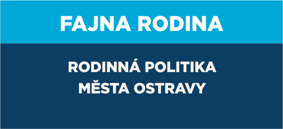 Obrázek s nápisem rodinná politika města Ostravy